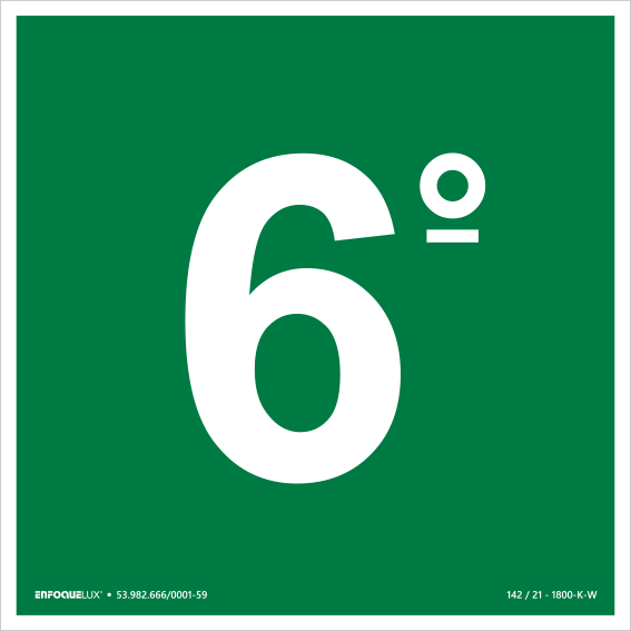 S17 - 6º Andar - Fotoluminescente