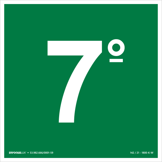 S17 - 7º Andar - Fotoluminescente