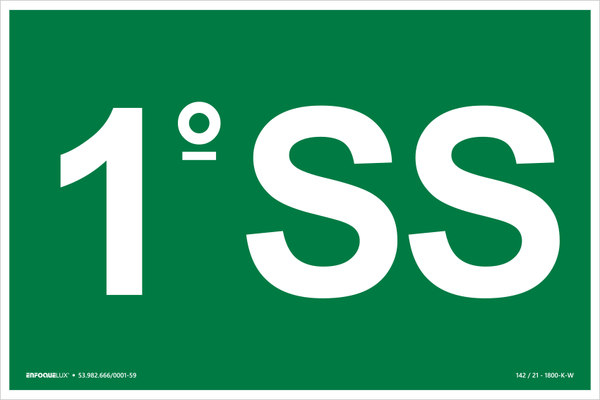 S17 - 1º Subsolo - Fotoluminescente