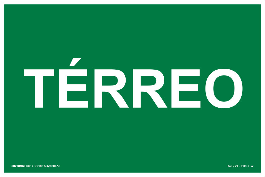 S17 - Andar Térreo - Fotoluminescente