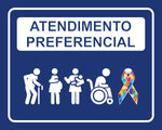 Sinalização - Atendimento Preferencial