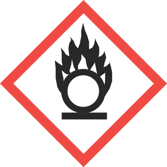 Etiqueta GHS - Oxidante - 10 unidades