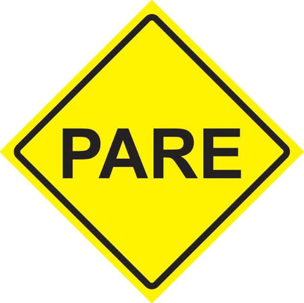 Sinalização de Trânsito - Pare