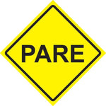 Sinalização de Trânsito - Pare