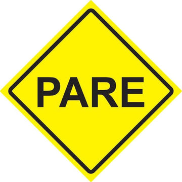 Sinalização de Trânsito - Pare