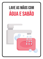 Lave as Mãos com Água e Sabão